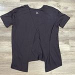 Reebok Purple Supreme Tee Speedwick Short Sleeve Crew Neck Open Back Size Medium Photo 7