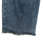 LOLA Premium High Rise Flared Denim Jeans Womens Size 8 Dark Wash Edgy Simple Blue Photo 5