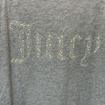 Juicy Couture Women Drawcord Boatneck Pullover Size XL Gray Long Sleeves Photo 2