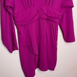Amanda Uprichard Abilene Dress in Magenta. Size M Photo 3
