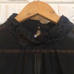 Double Zero  chiffon lace mock neck‎ blouse Photo 6