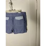 Vineyard Vines  Women's L Blue White Striped Lightweight Pull On Shorts Coastal Photo 4