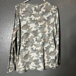 secret treasures Women’s Large Camo Waffle Knit Long Sleeve Top L Photo 2