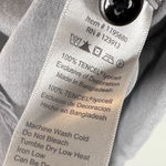 Jachs Girlfriend  XXL Gray Short Sleeve Collared Button Down Baggie Top Blouse Photo 4