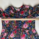 Pioneer Woman Embroidered‎ Floral Tunic Top Medium Multicolor Peasant Boho Chic Blue Photo 7