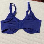 Wacoal 34DD Blue Basic Beauty Full Figure Underwire Bra Unlined 855192 Photo 3
