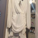 Mystique Boutique White Long Sleeve Dress Photo 0