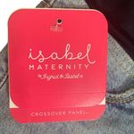 Isabel Maternity Over Belly Midi Light Wash Jean Shorts Size 2/26 Photo 2