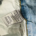 One 5 One Size L Blue Denim Button-Front Pencil Jean Skirt Knee length Photo 4