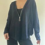 Navy Blue Quarter Zip Up Top Photo 0