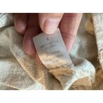 Edit by Nine Women's Beige Ramie Blend Wide Leg Pleated High‎ Waist Pants Size S Tan Photo 4