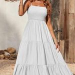 white Maxi Dress Photo 2