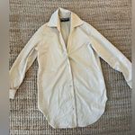 Chiara Boni LA PETITE ROBE Atena Slim Fit Blouse in Light Khaki sz 42 US 6 Photo 0