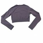 Gymshark Vital Seamless 2.0 Crop Top Womens Small Purple Long Sleeve Athletic Photo 1
