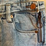 BLANK NYC [] SLIM GIRLFRIEND OVERALLS Size 25 Light Faded Denim Distressed Frayed Photo 5