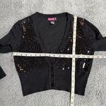 Say What? Say What Y2K Sequin Cropped Cardigan Size Large Photo 4