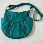 Travelon Anti-theft Purse Hobo Zip Teal Crossbody Shoulder Travel Bag Photo 0