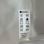 Halara Strapless Tube Top Shirt Side Slit Slim Fit Minimalist White Womens L New Photo 11