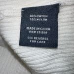 525 America  Revolve White Ribbed Knit Off The Shoulder Short Sleeve Top EUC Sz S Photo 7