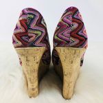 Shoe Dazzle Womens Colorful Shoes Wedges Photo 3