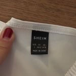 SheIn  pirate Renaissance fair corset Elegant White Puff Sleeve Top stretch Photo 5