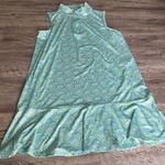 Caribbean Joe Blue and Green Swim Coverup Photo 1