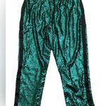 Eloquii High Rise Tapered Sequin Pants Verdant Green Cocktail Party Photo 3