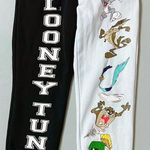 Dolls Kill x Looney Tunes Cartoon Graphic Fleece Joggers Sweats Sweatpants Pants Bottoms Size S π°β¨ Photo 0