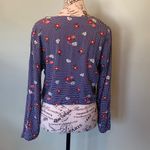 One Clothing Blue Gingham Flowered Tie Photo 3