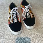 Vans  Old Skool Pop Camo Black Spicy Orange Suede Women's Sz 8.5/Men's Sz 7.0 Photo 2