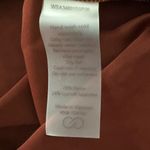 CALIA Long Sleeve Ruched Swim Rash Guard Top Red Brown Shine Size XXL Photo 4