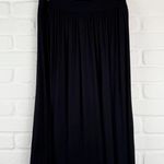 The Frock NYC Black Tshirt Knee Length Skirt Elastic Waist Pullon Lightweight XL Photo 0