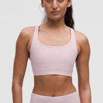 Lululemon  Energy Bra *Medium Support, B–D Cups Size 4 NWT in Pink Haze Photo 0