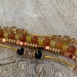 Francesca’s beaded Apple Watch bracelet band multi color rose gold 42/44mm Pink Photo 5