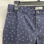 Orvis women's five pocket navy blue cotton stretch chino casual skinny pants 10 Photo 1