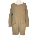 Soft Surroundings Women's Ribbed Chenille Tunic Long Sweater Beige Tan Size M Photo 1