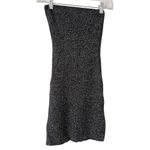 Abercrombie & Fitch Black Metallic Knit Sparkley Ribbed Knit Sweater Dress Small Photo 3