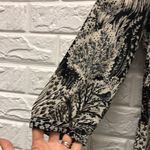 HD in Paris ‎ front ruffle blouse with trees & birds owls size 2 Photo 4