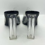 Cape Robbin Edna transparent open toe black heel sandals women’s Size 11 Photo 7