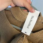 Storets  V-Neck Neutral Zipper Sleeve Sweater Photo 3