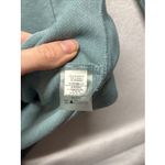 Title Nine Guthrie Pullover Dress Women Large Green Long Sleeve Stretch Zip Photo 2