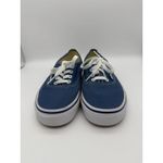 Vans  Lace Up Sneakers (Womens 7.5, Mens 6) Blue Classic Canvas Travel Vacation Photo 2