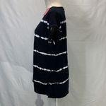 Isabel Maternity NWT Black White Tie Dye Side Ruched Tee Size S Photo 4