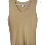 H by Halston H Halston knit vneck taupe tank vest size M Photo 0