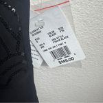 David's Bridal David’s Bridal Size 6 Black Sequin Party Dress Strapless Photo 4