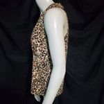 Rafaella  Brown & Tan Leopard Tank Top (S) Photo 2