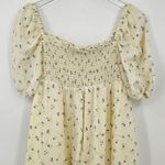 Glamorous Maternity Bloom Romper‎ US 6 Yellow Motif Purple Size undefined Photo 3