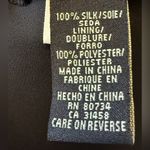 BCBGMAXAZRIA Sheer Layer Silk Black And White V-Neck Dress Women’s Size 8 Photo 10