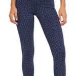 Nike Dri-FIT Navy and White Yoga Dots Twist 7/8 Capri Tights Photo 0