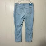 Abercrombie & Fitch The 90’s Straight Ultra High Rise Criss Cross Jeans SZ35/20L Photo 6